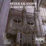 Peter Eilander at the organ of the Domkerk, Utrecht